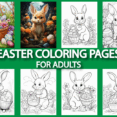 Relax & Unwind with 111 Easter Coloring Pages for Adults (Printable PDF)