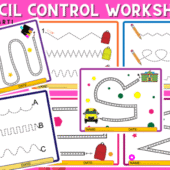 Pencil Control Worksheets for Kids – Printable Tracing Activities for Fine Motor Skills