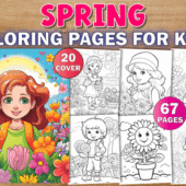 Spring Coloring Pages for Kids – 67 Printable Activity Sheets